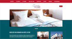 Desktop Screenshot of hotel-elysee.de