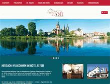Tablet Screenshot of hotel-elysee.de